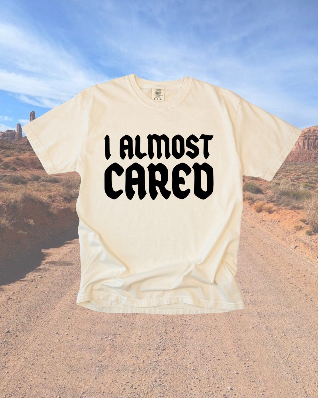 I Almost Cared Tee • 3 Colors