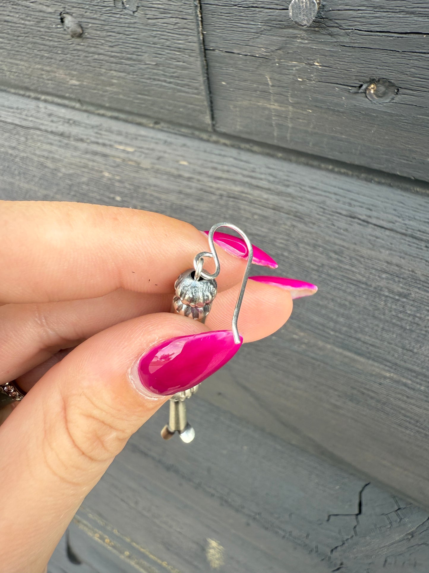 Tonisha Haley Navajo Pearl Dangle Earrings