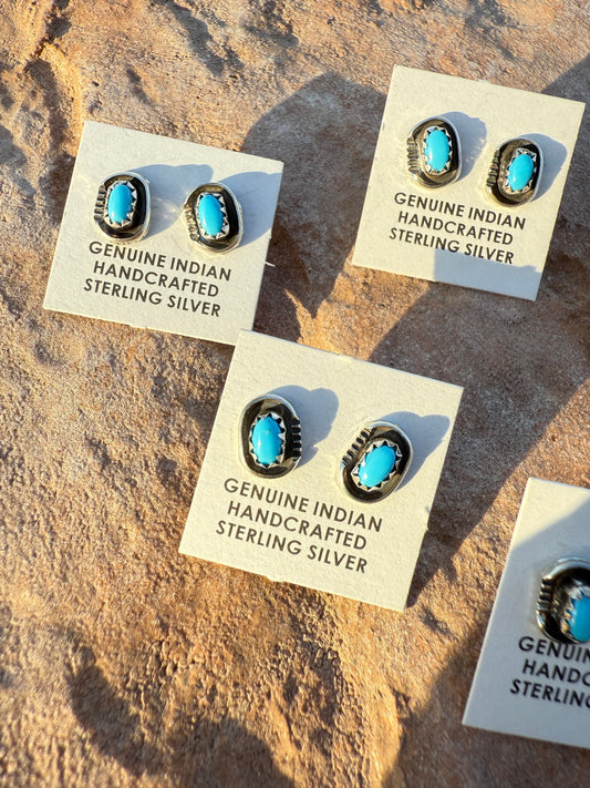 Sleeping Beauty Turquoise Studs