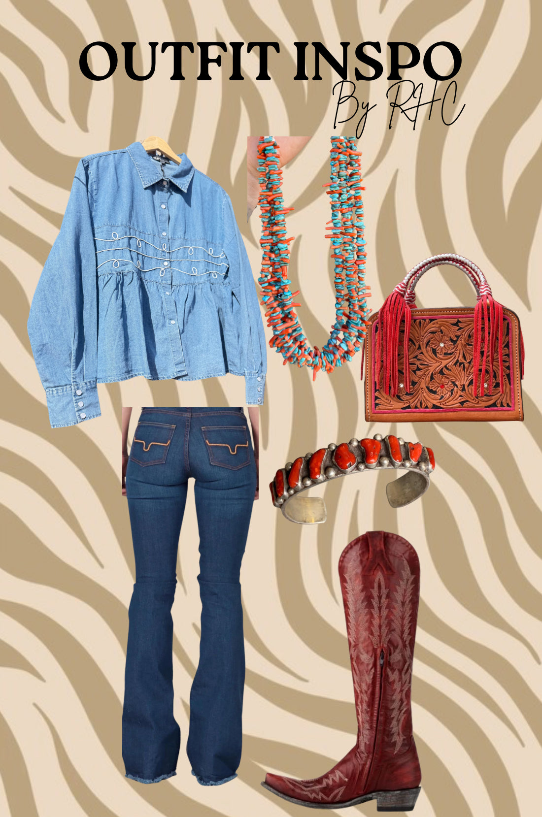Loopty Lou Denim Top