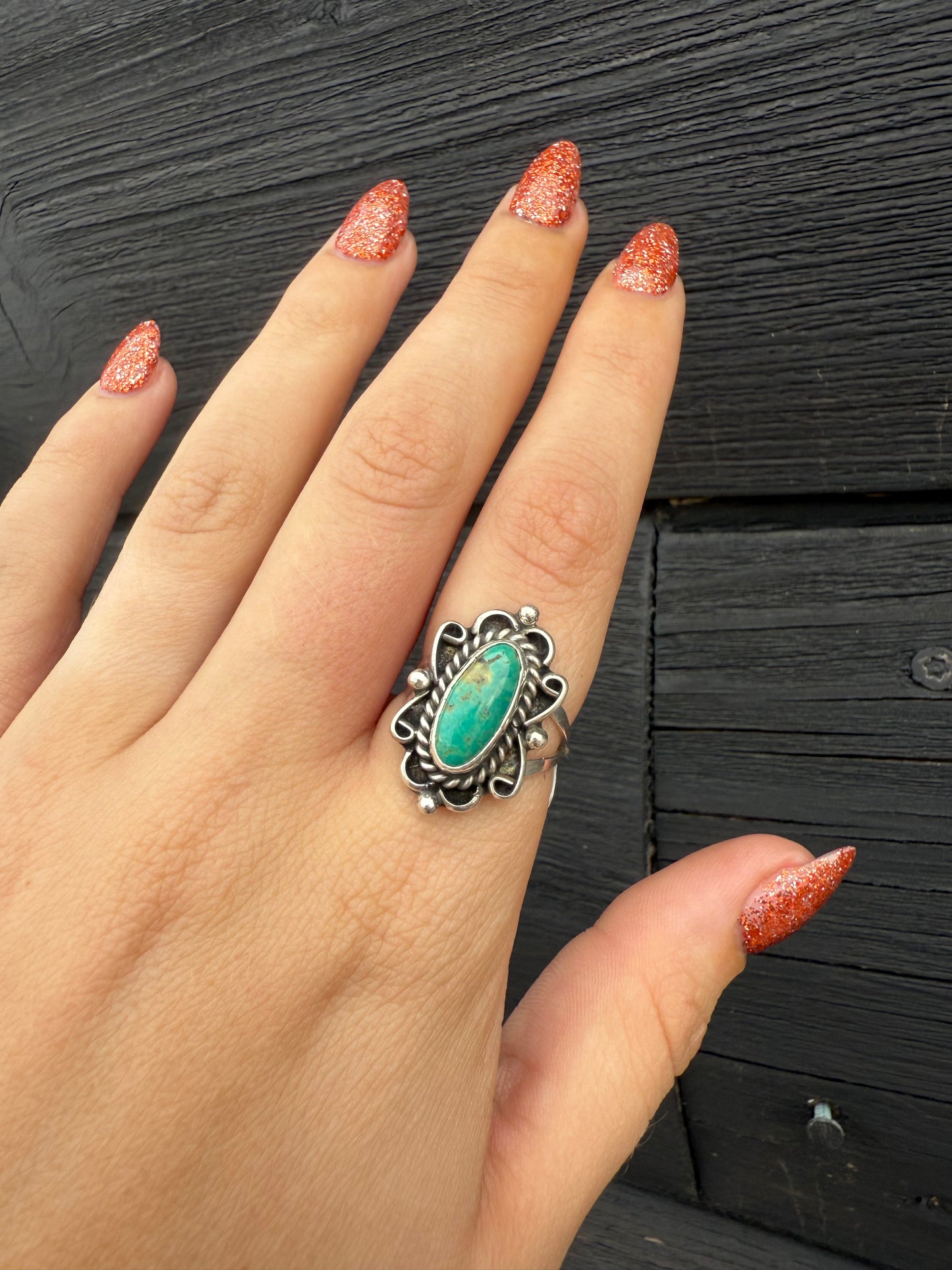 Size 7 Kingman & Sterling Silver Ring