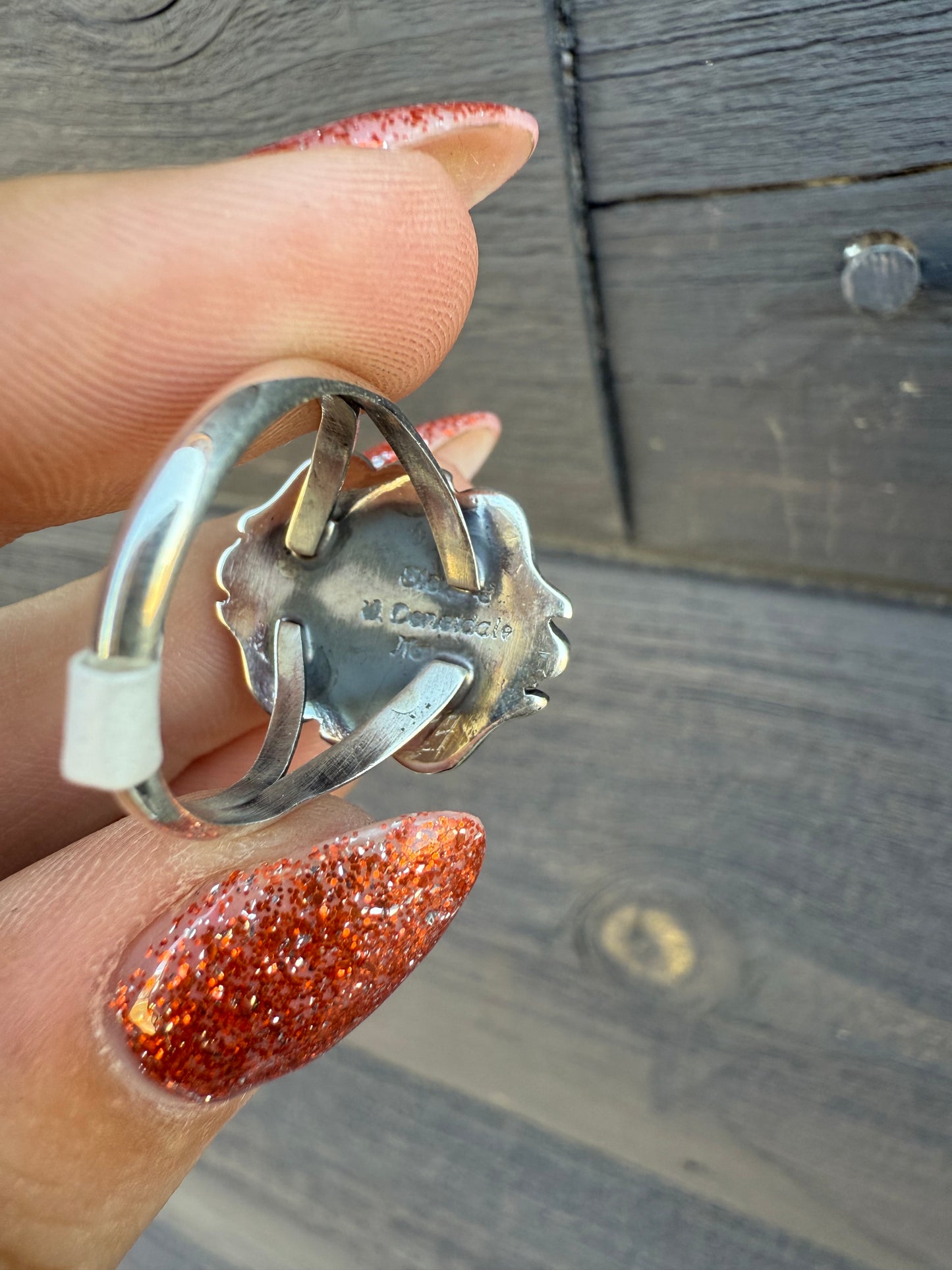 Size 8 Kingman & Sterling Silver Ring