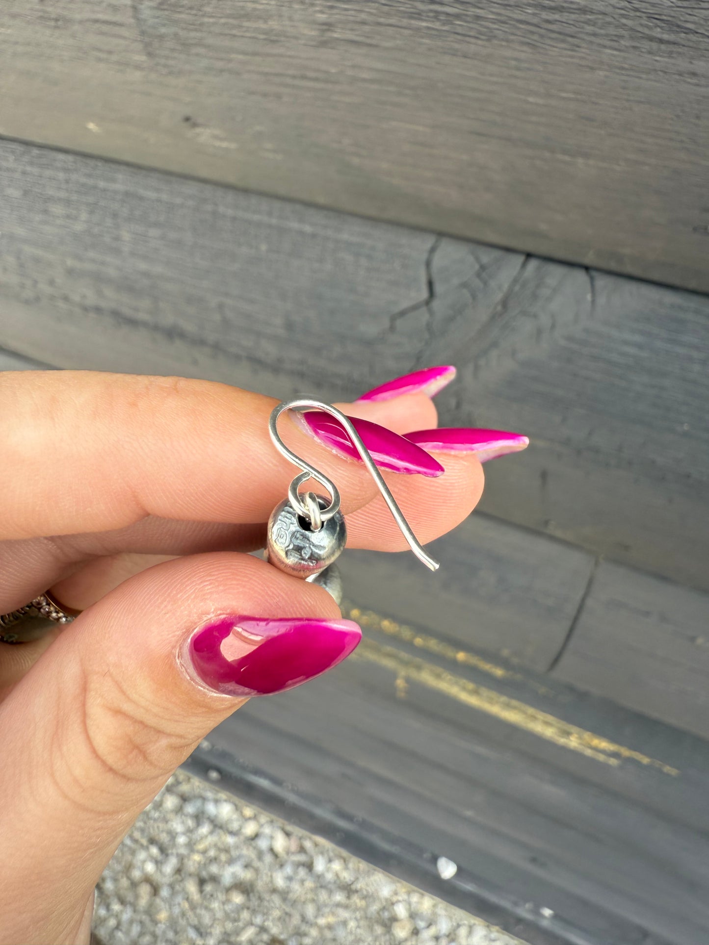 Tonisha Haley Navajo Pearl Dangle Earrings