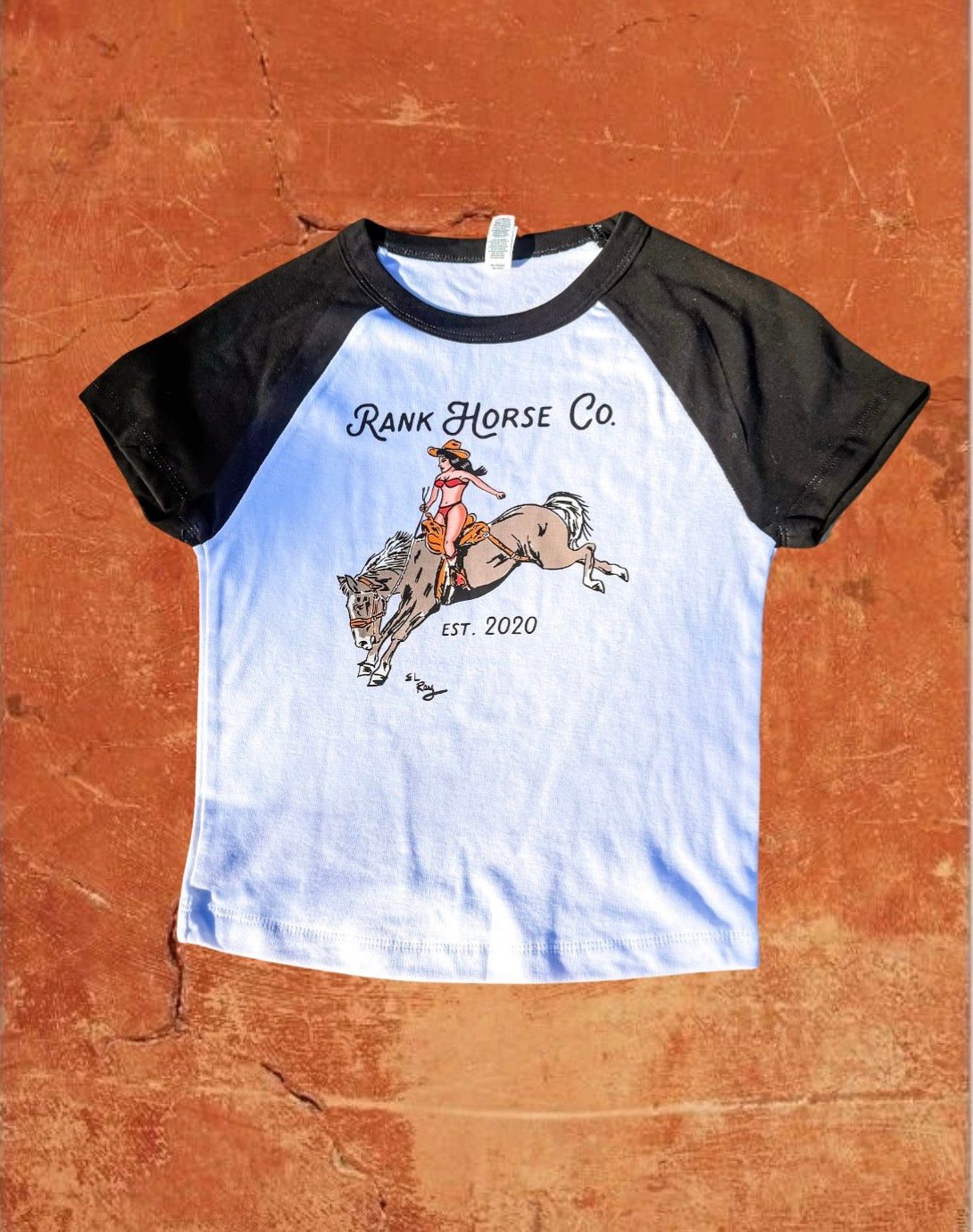 OG Rank Horse Co Logo Baby Tee