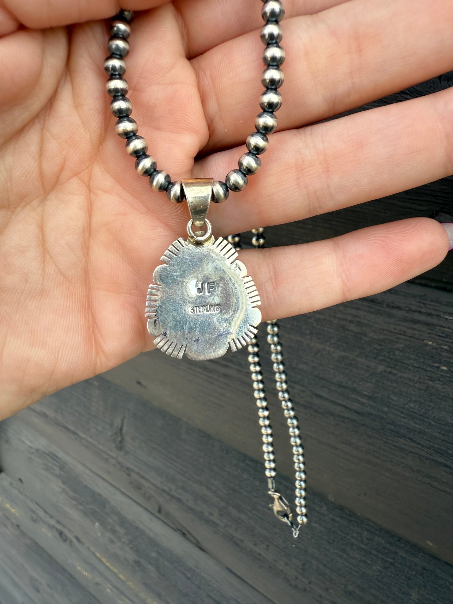 4mm Bale Palomino Variscite Pendant
