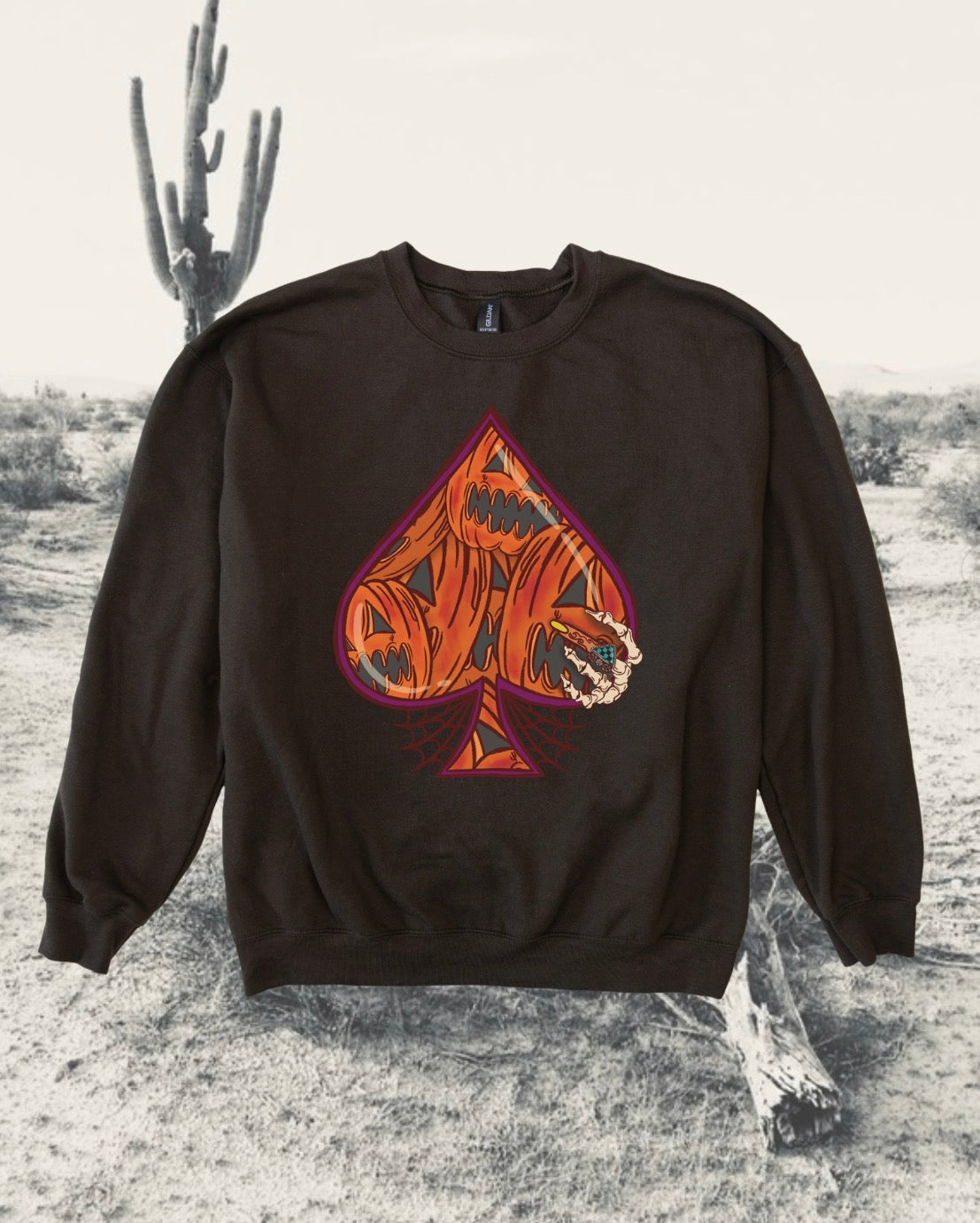 Spooky Spade Crewneck Sweatshirt