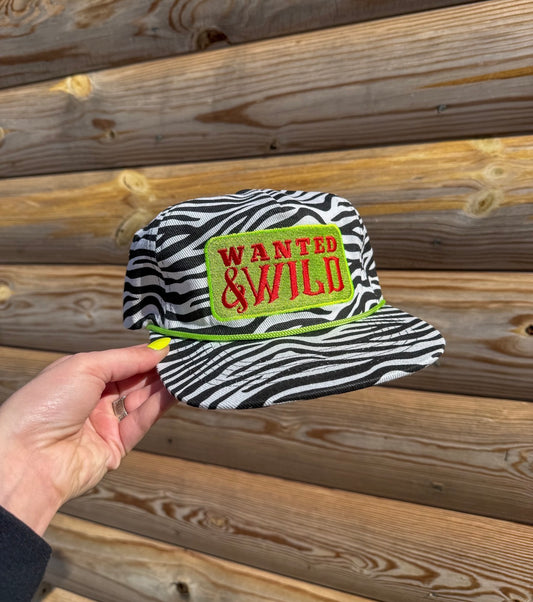 Wanted and Wild Canvas Cap