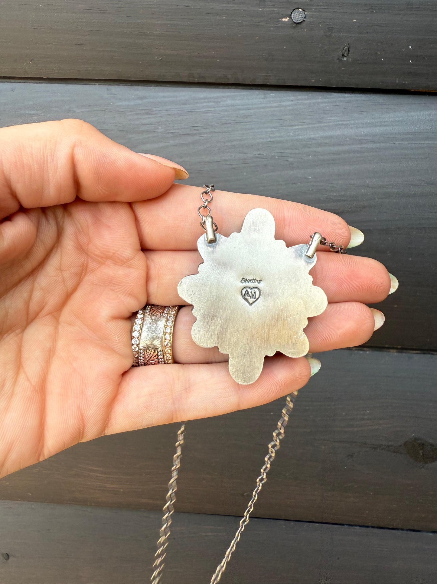 Antoinette Martinez 18” Sonoran Gold Cluster Necklace