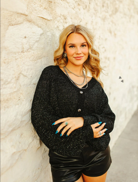 Come For Me Crop Cardigan Sweater