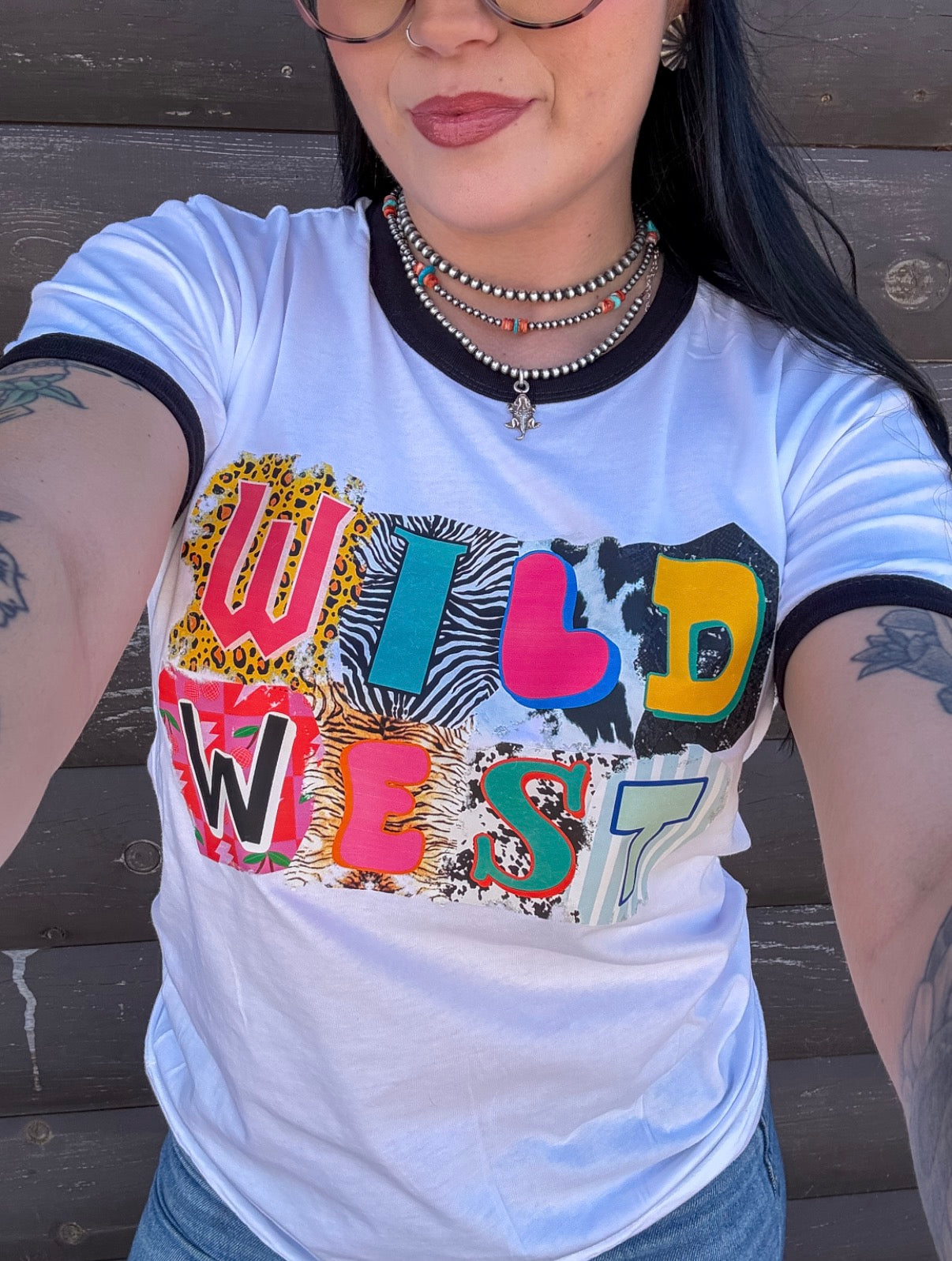 Wild West Ringer Tee