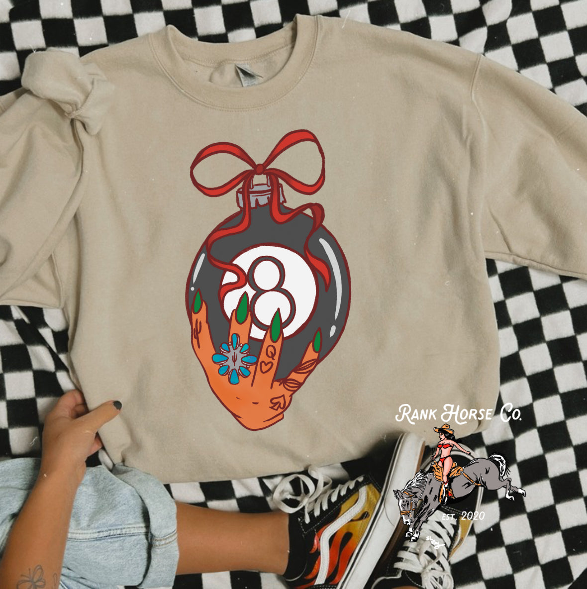 8 Ball Ornament Crewneck