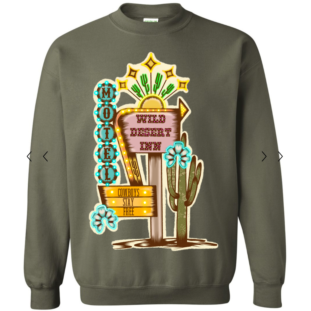 Wild Desert Inn Crewneck