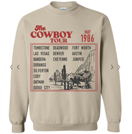 Cowboy Tour Crewneck