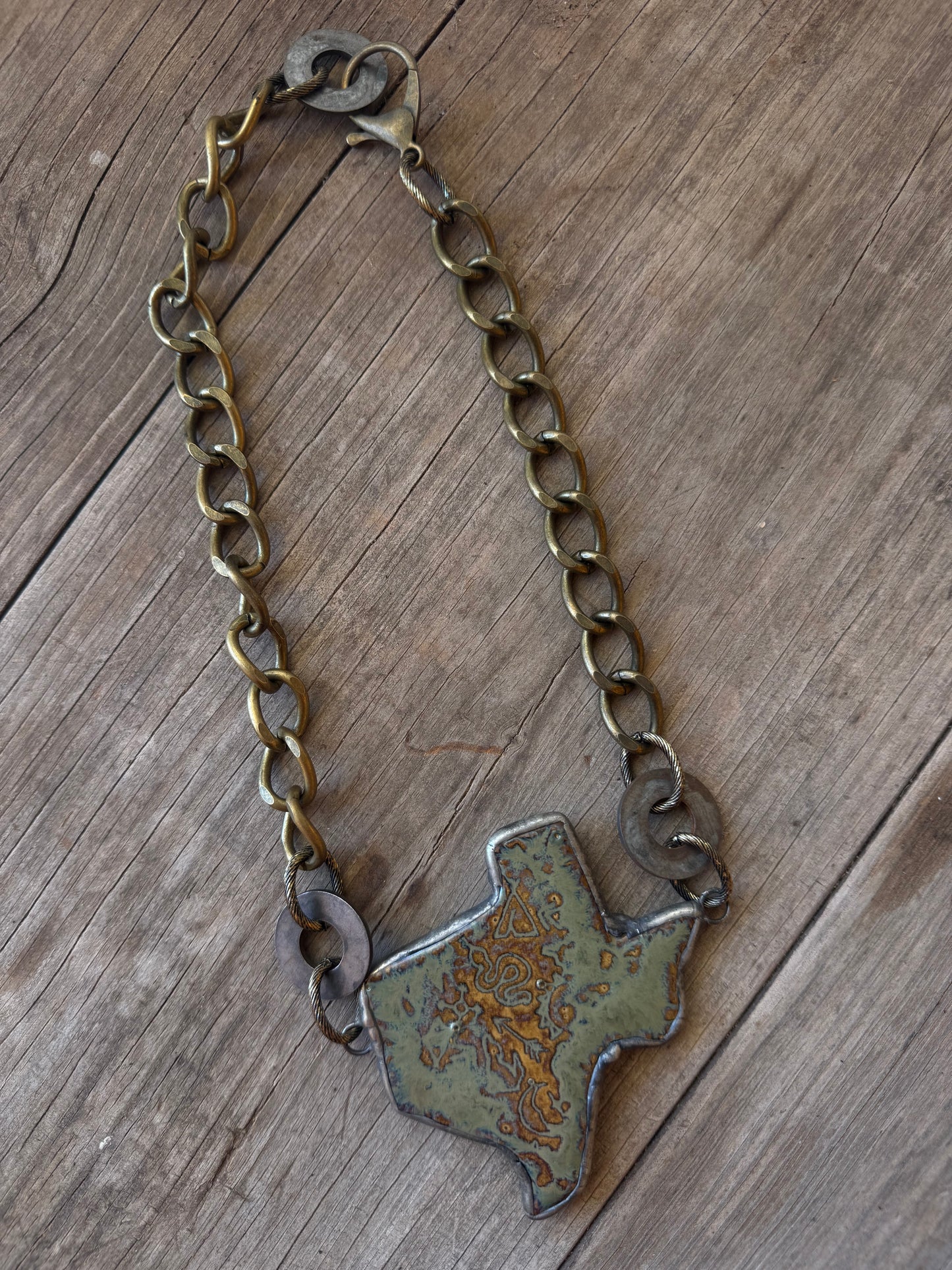 Art By Amy Texas Necklace