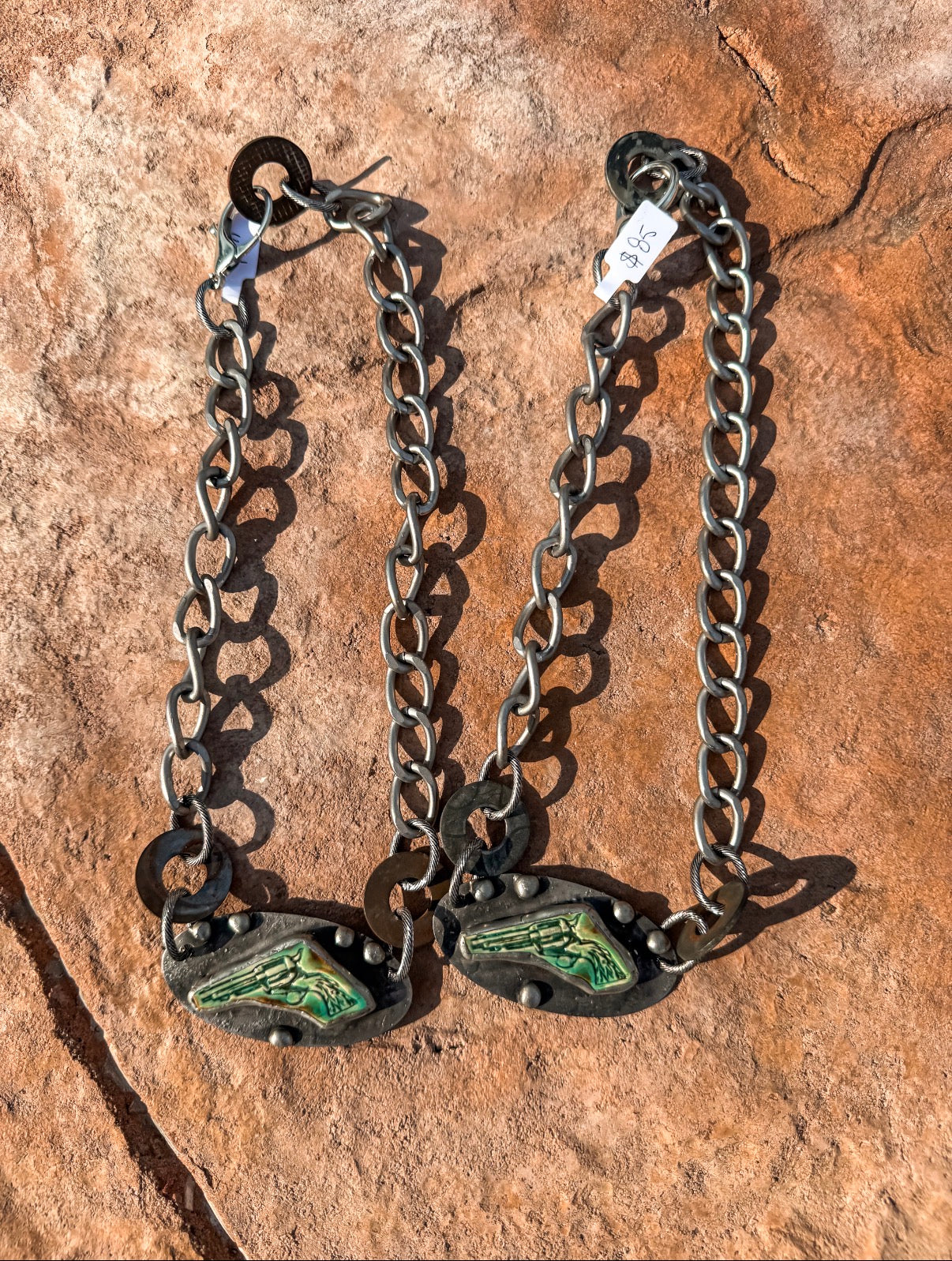 Art By Amy Pistol Necklace
