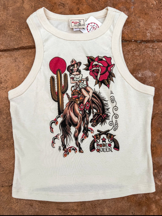 Rodeo Queen Pin Up Baby Tank