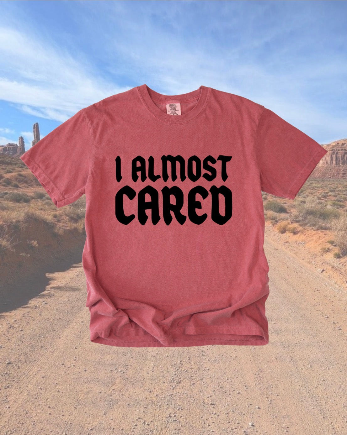 I Almost Cared Tee • 3 Colors