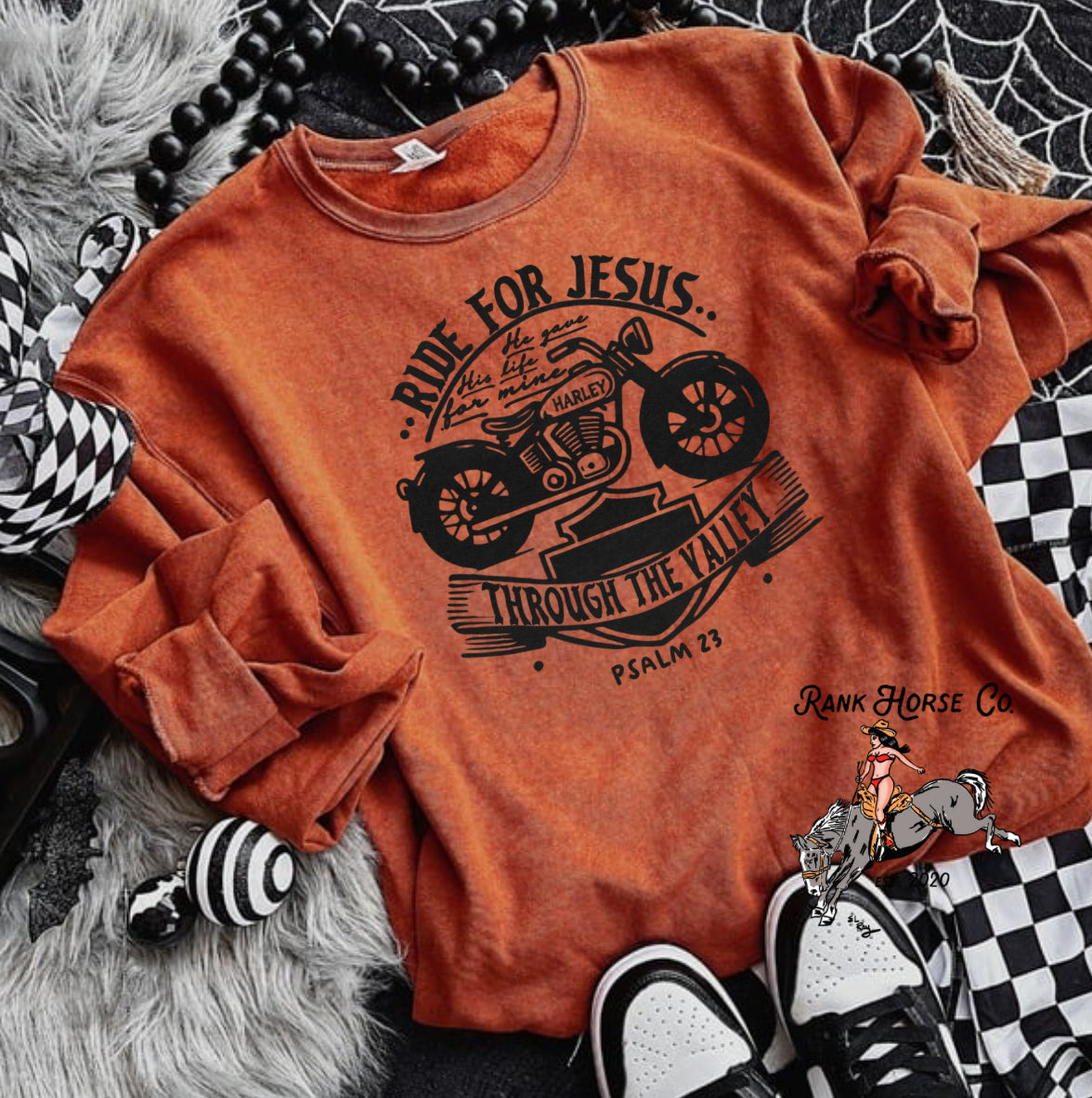 Ride For Jesus Crewneck