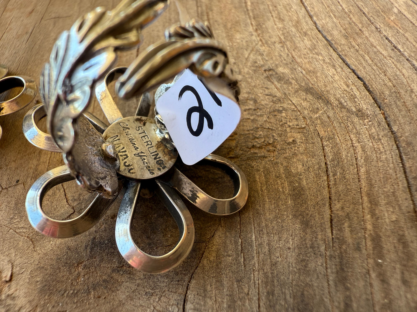 Christina Yazzie Sonoran Adjustable Flower Rings