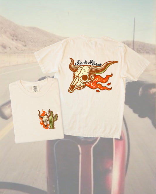 Rank Horse Co Skull Tee
