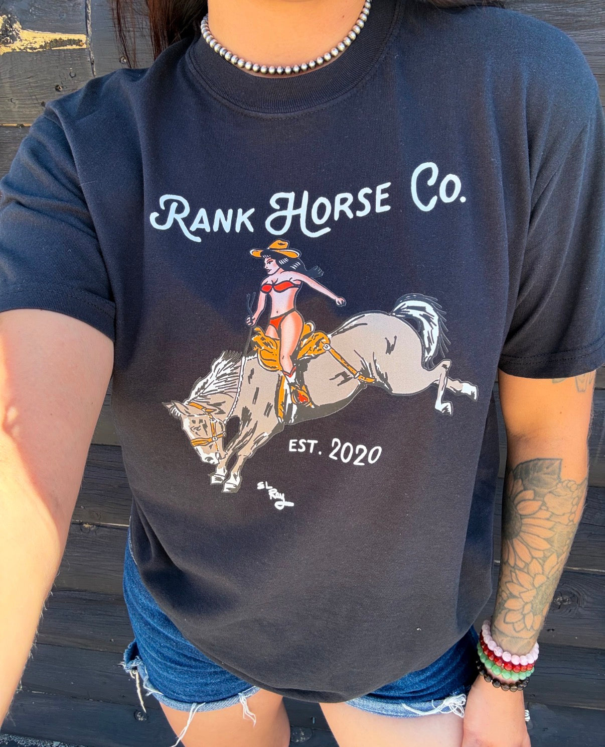 Rank Horse Co OG Logo Full Length Tee • PREORDER