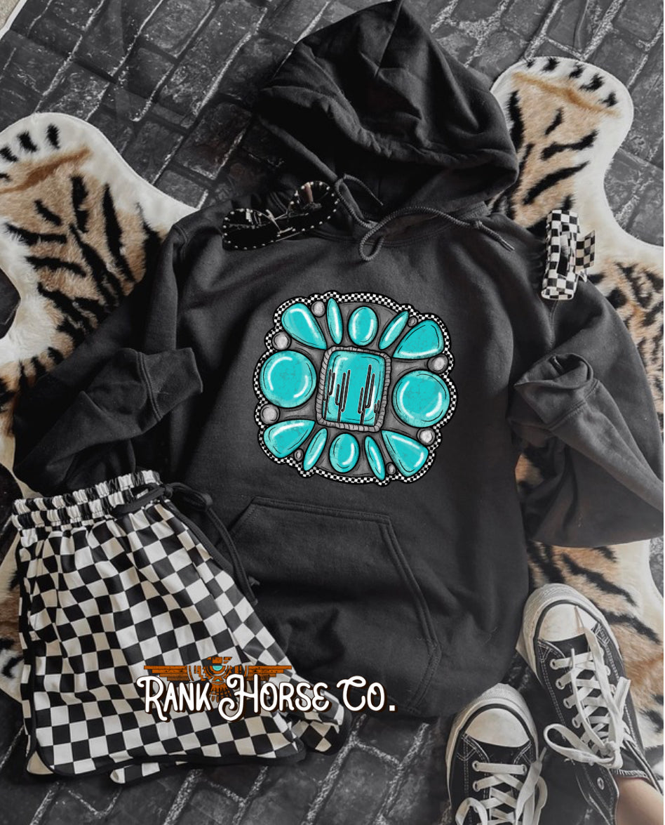 Turquoise Stone Hoodie