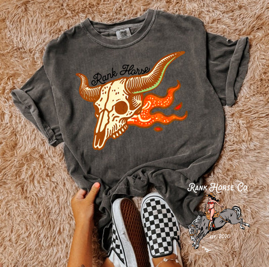 Rank Horse Skull Tee