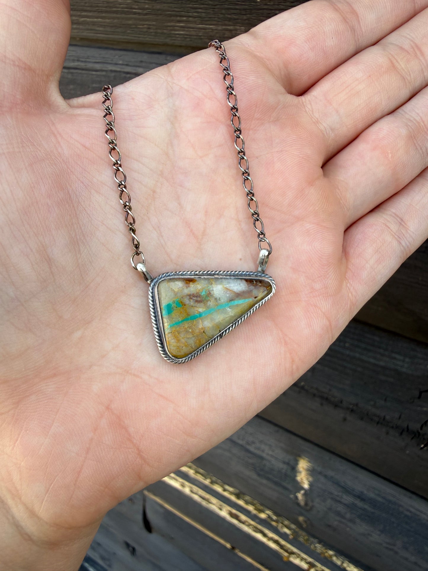 Arthur Brugge 18” Boulder Turquoise Necklace