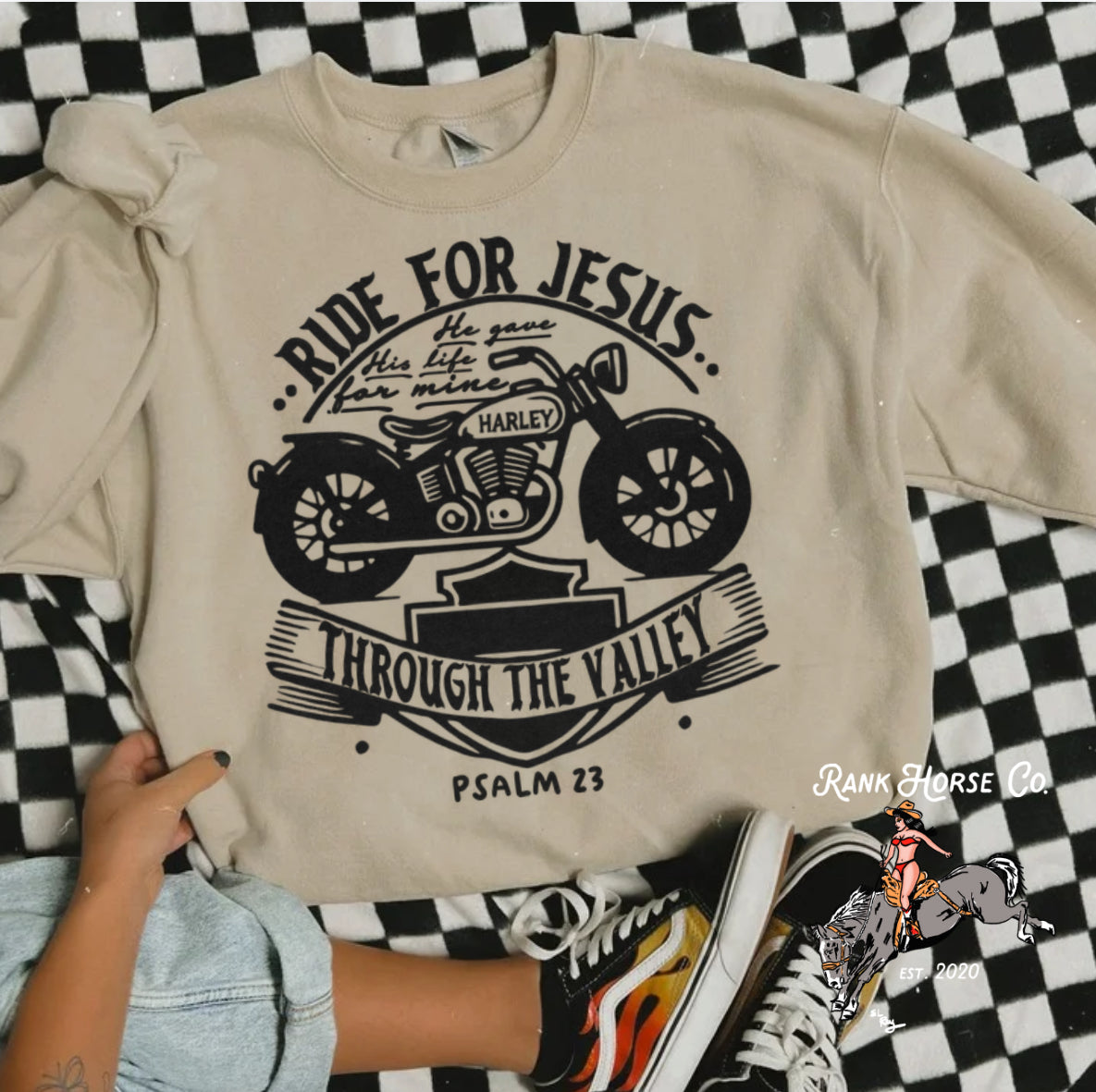 Ride For Jesus Crewneck