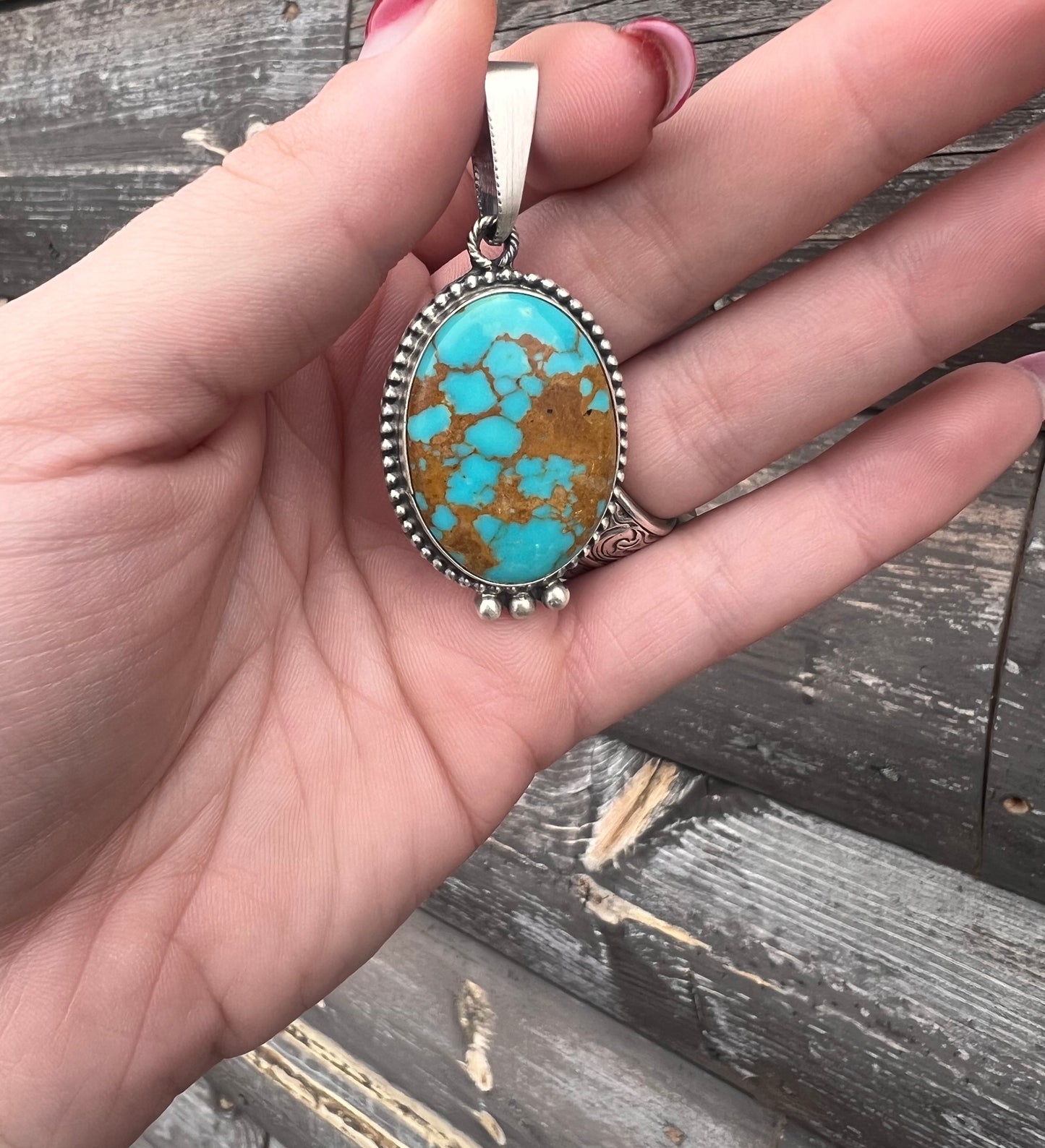 Jimmy Garcia Authentic Turquoise Pendant