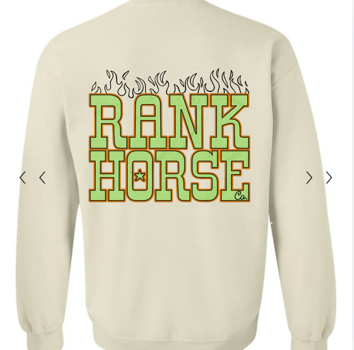 Rank Horse Co Cactus Pocket Crewneck