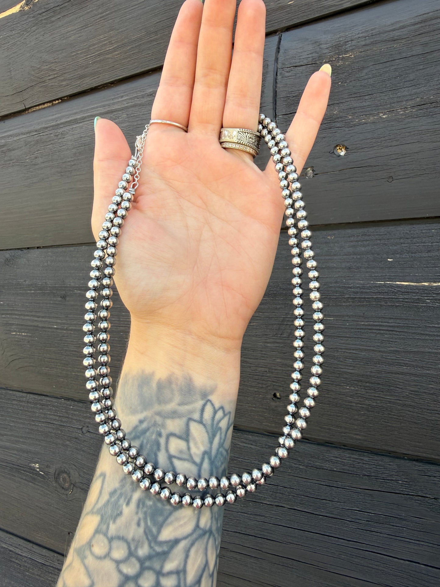 5mm 16” + 2” Extender Sterling Silver Pearls