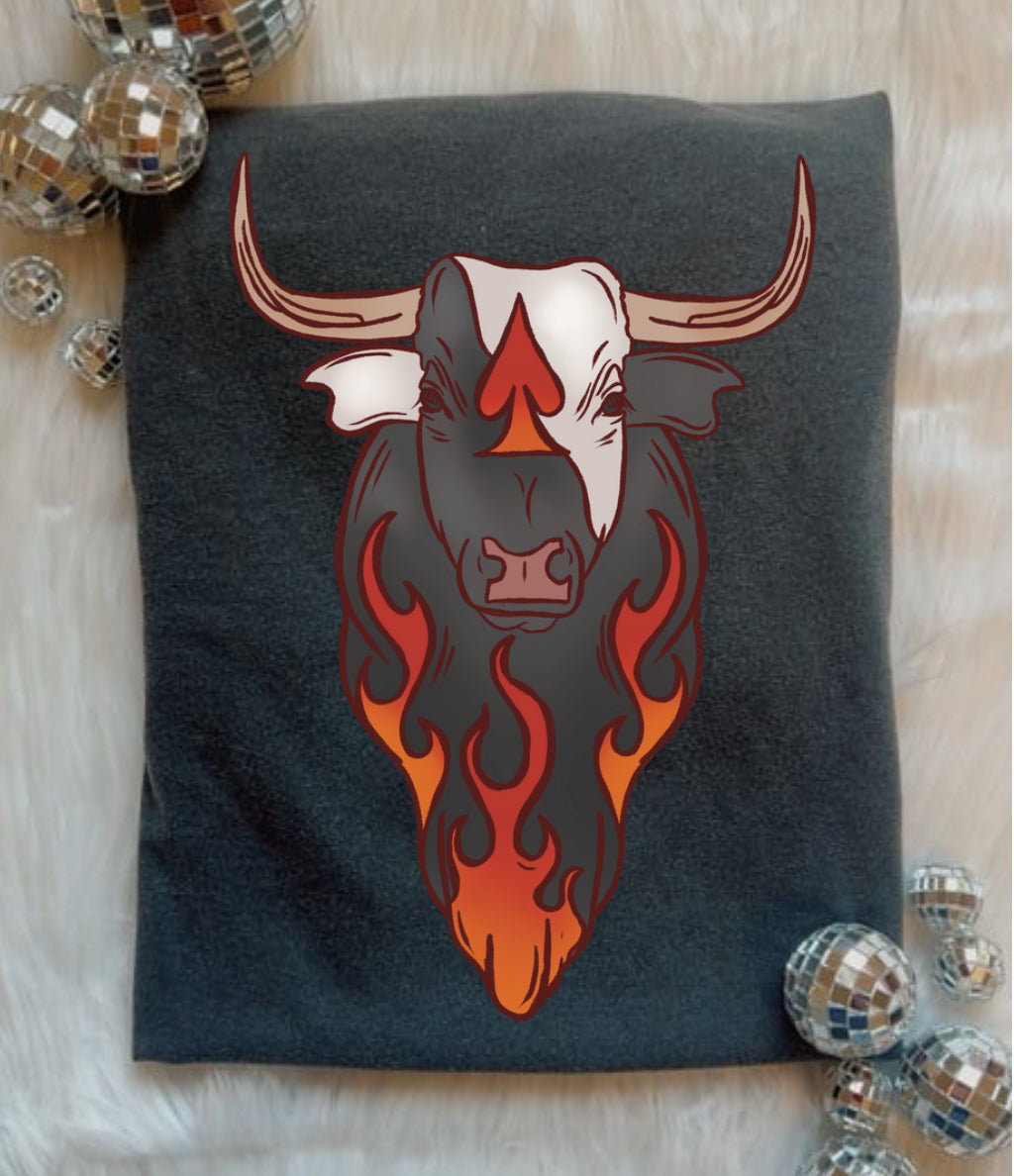 Burn It Down Cattle Co Tee