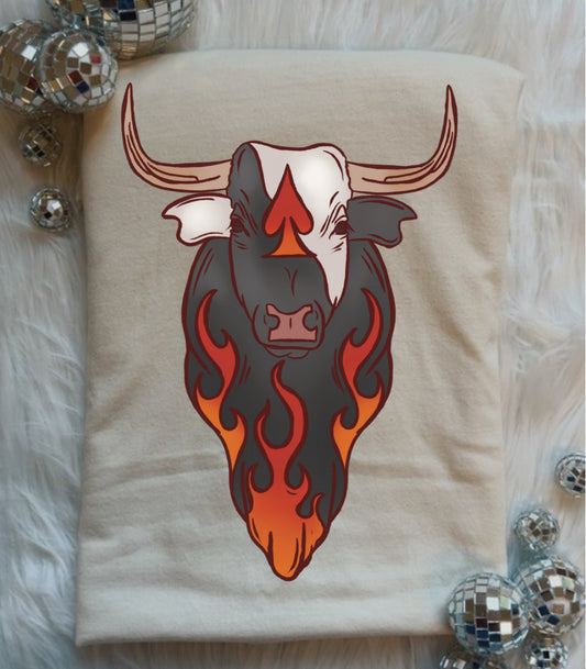 Burn It Down Cattle Co Tee