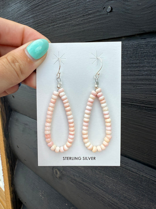 Pink Conch Dangles