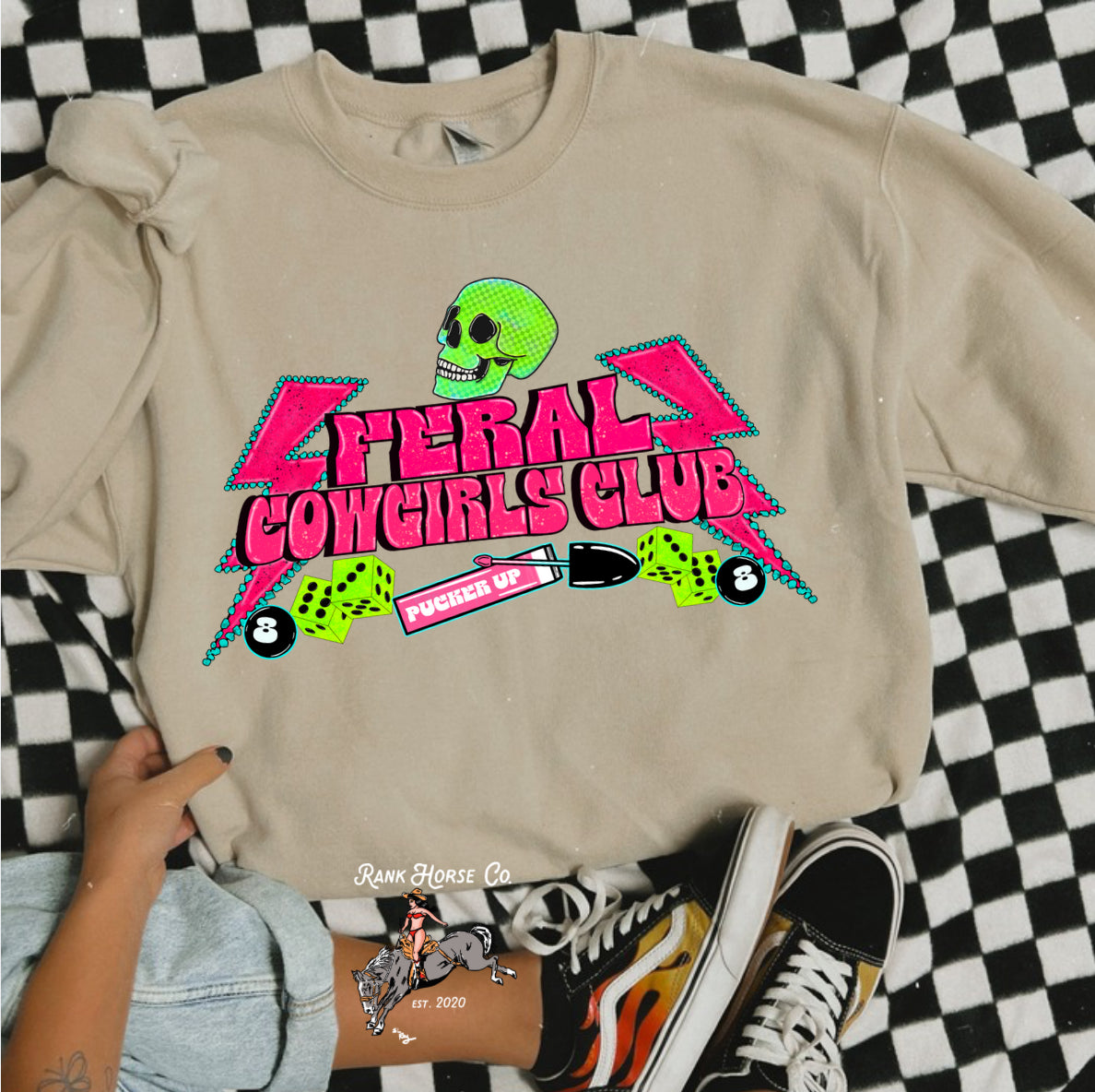 Feral Cowgirls Club Crewneck