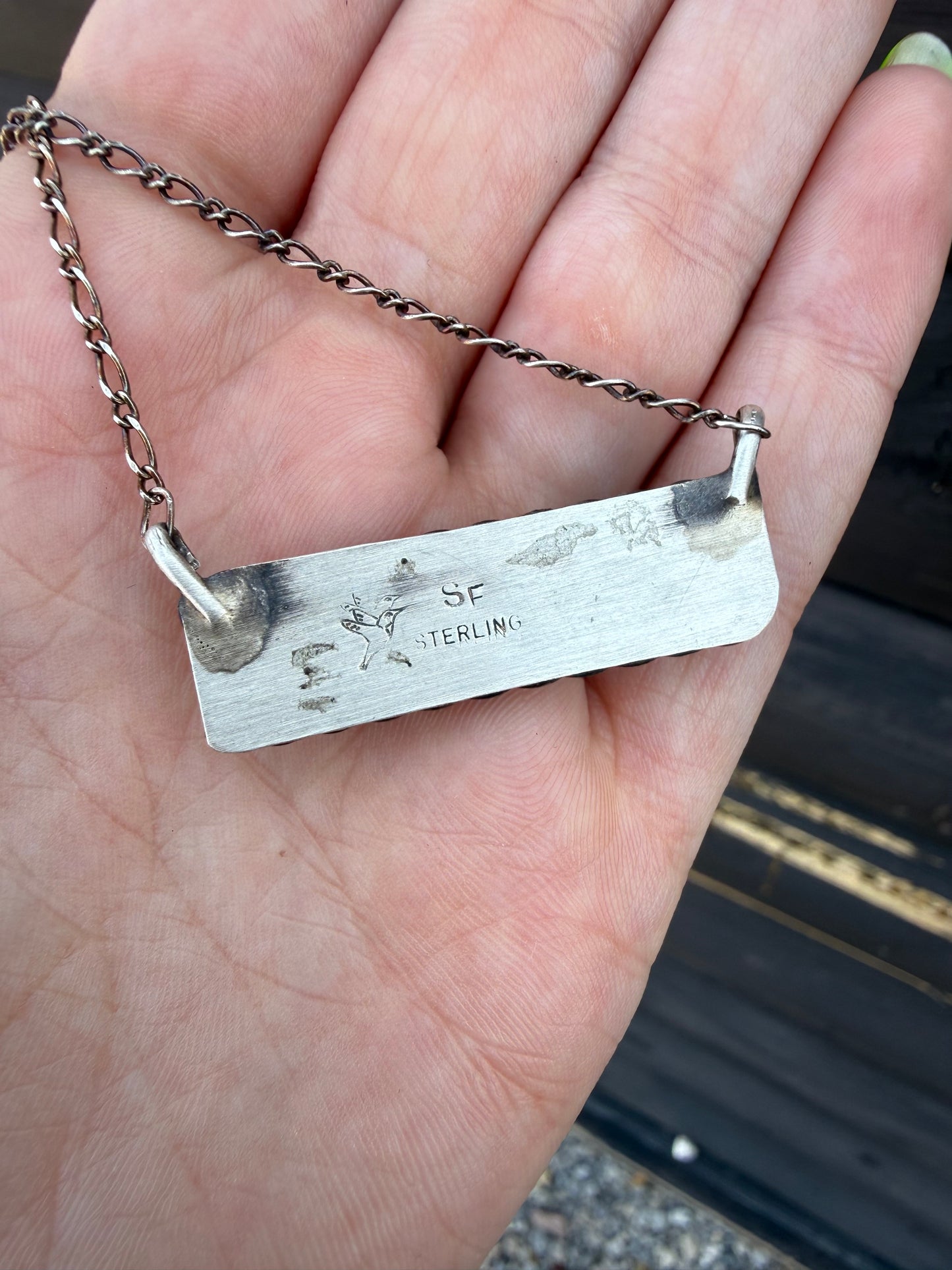 Steve Francisco 18” Mine 8 Bar Necklace