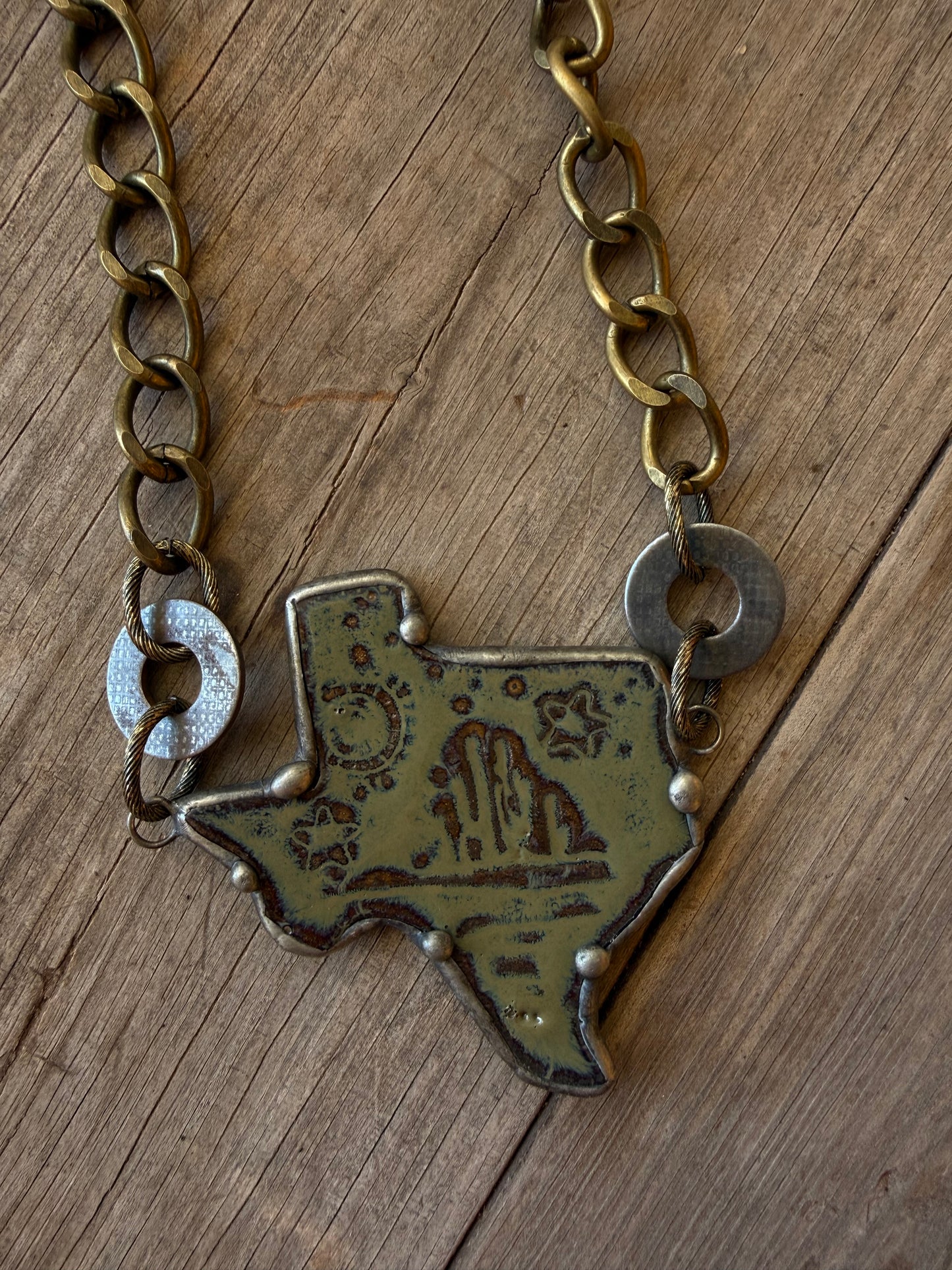 Art By Amy Texas Necklace