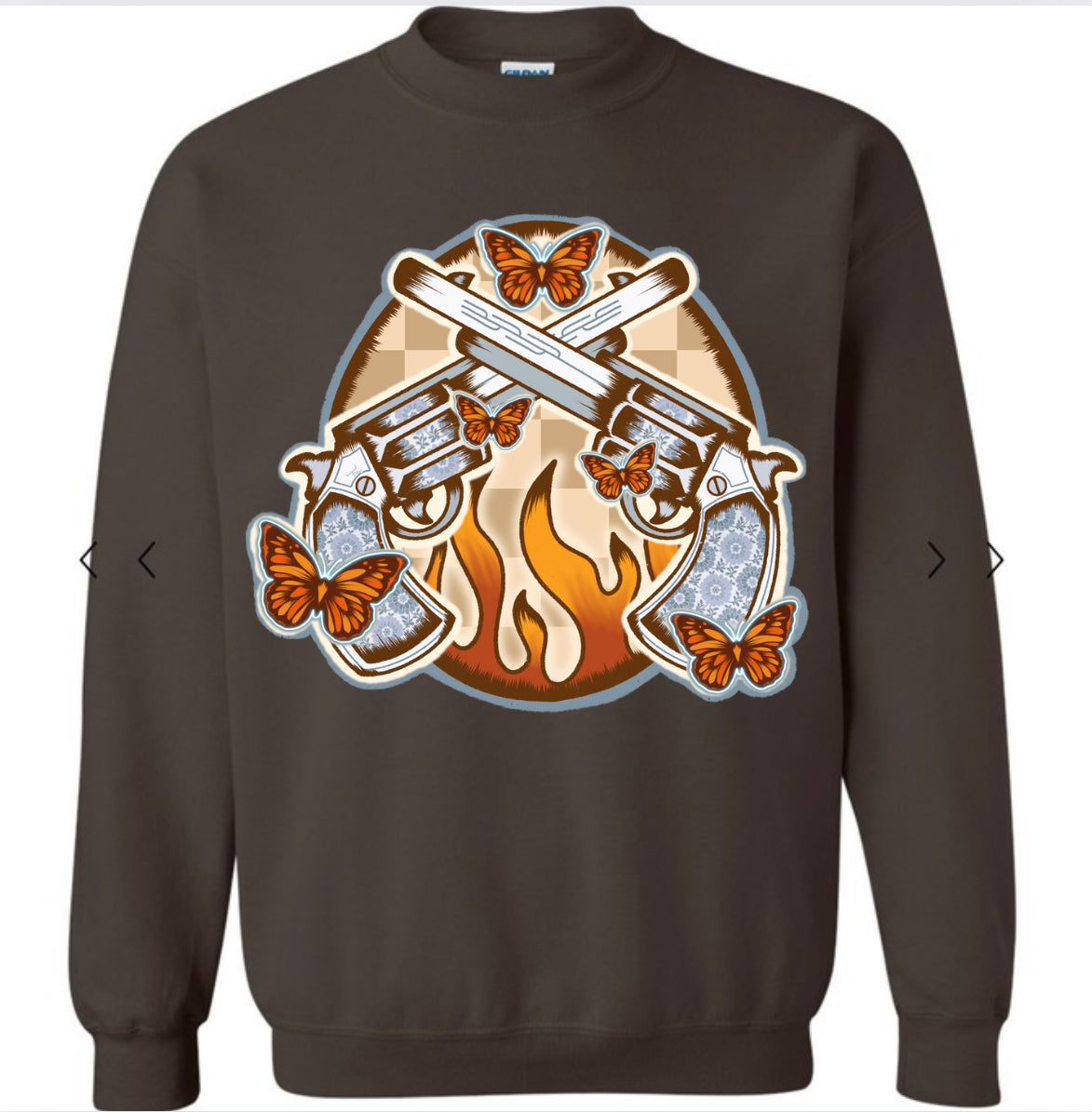 Vintage Guns Crewneck