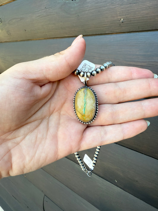 Boulder Turquoise Pendant