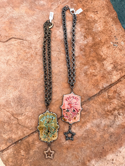 20” Yee Haw Pottery Necklaces