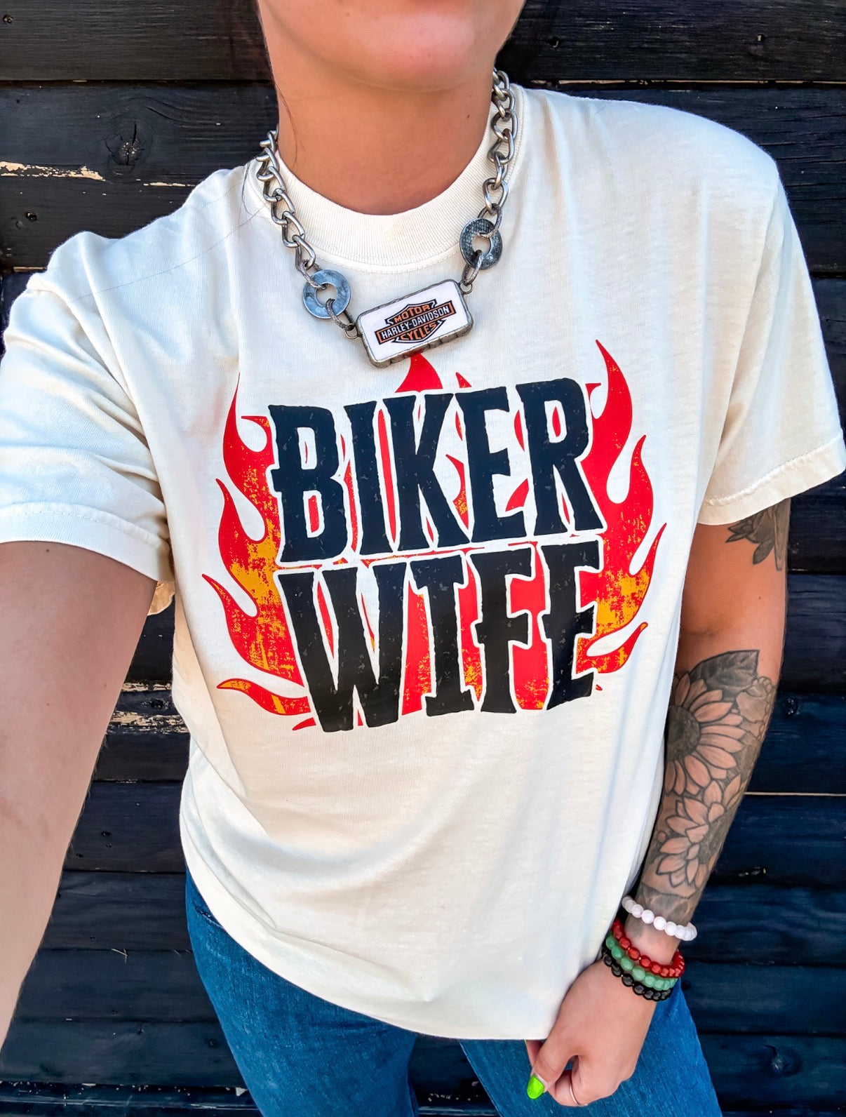 Biker Wife Tee • PREORDER