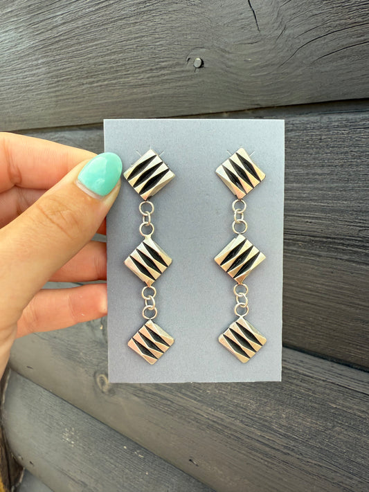 Lane Tahe Sterling Silver Dangles