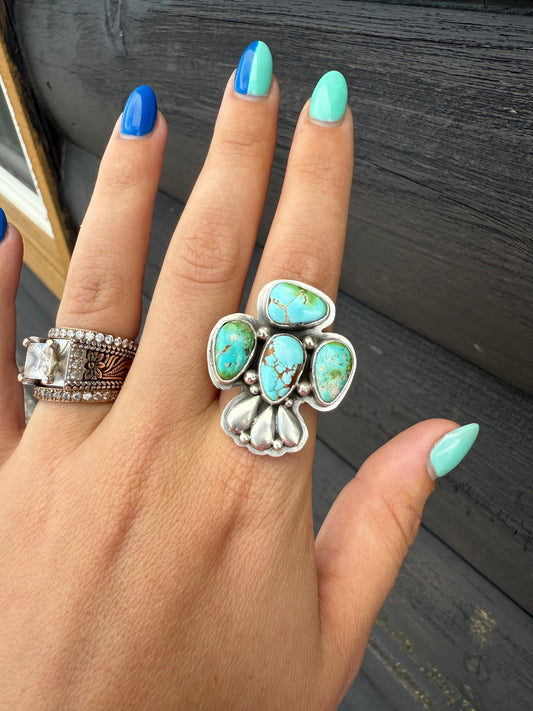 Semi Adjustable* Emer Thompson Sonoran Gold Thunderbird Ring