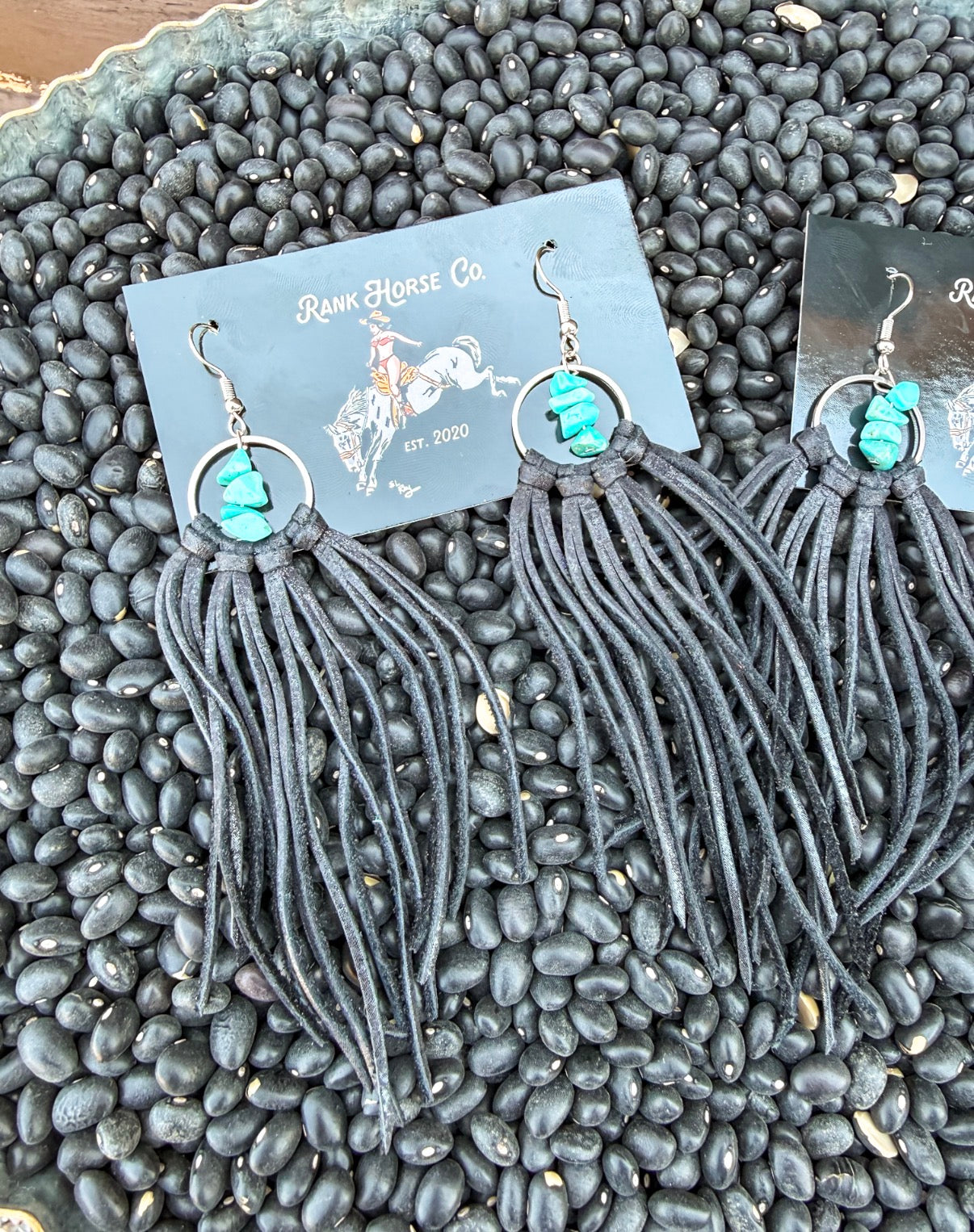 The Roxie Earrings in Black