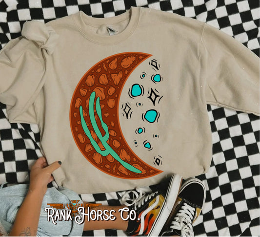 Cactus Moon Crewneck