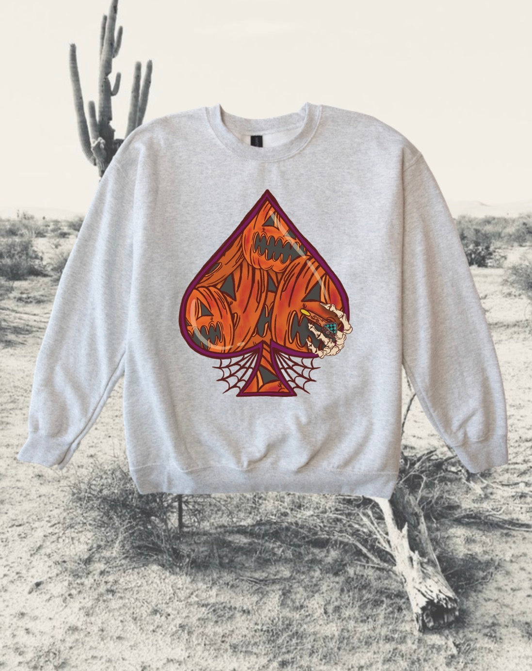 Spooky Spade Crewneck Sweatshirt