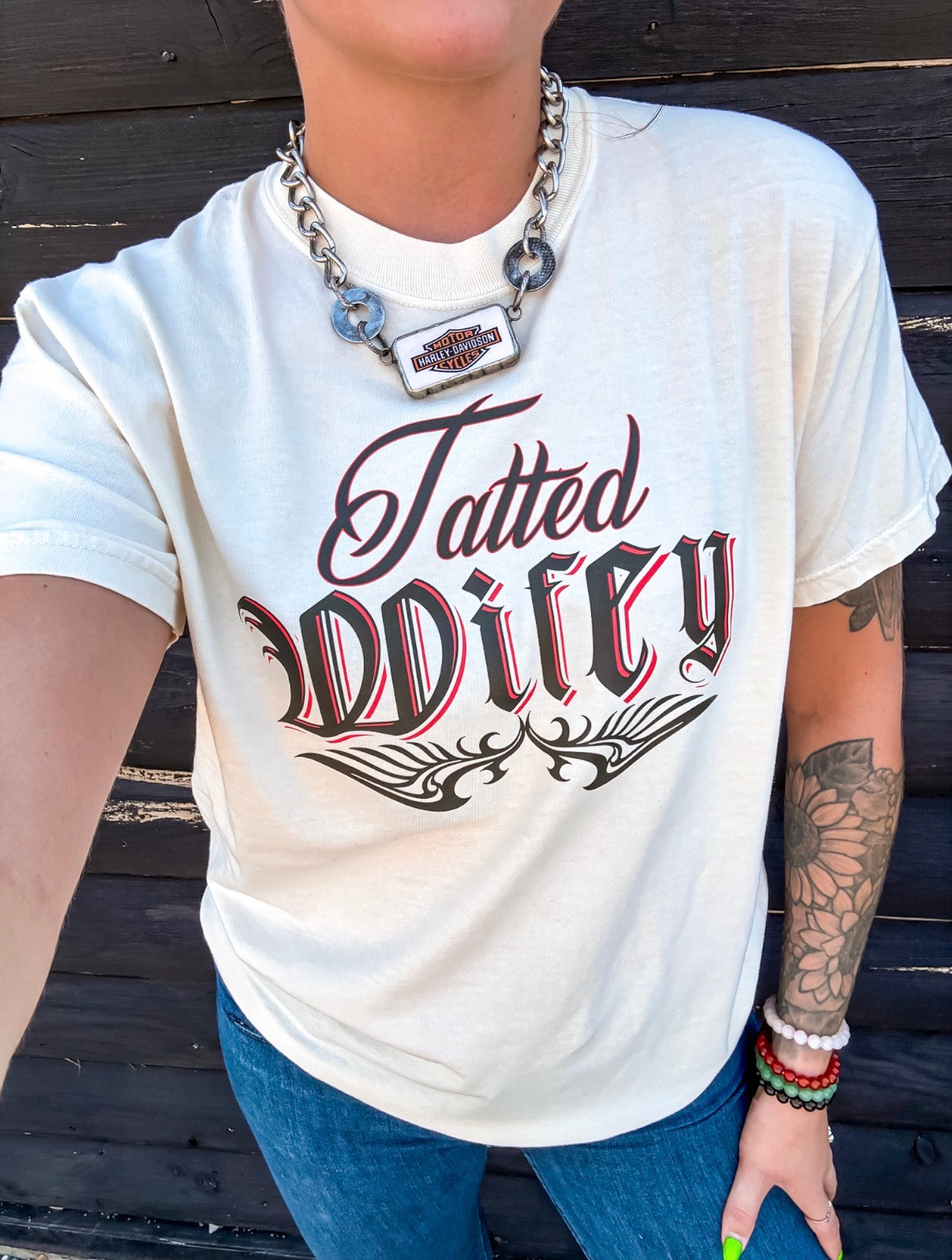 Tatted Wifey Tee • PREORDER