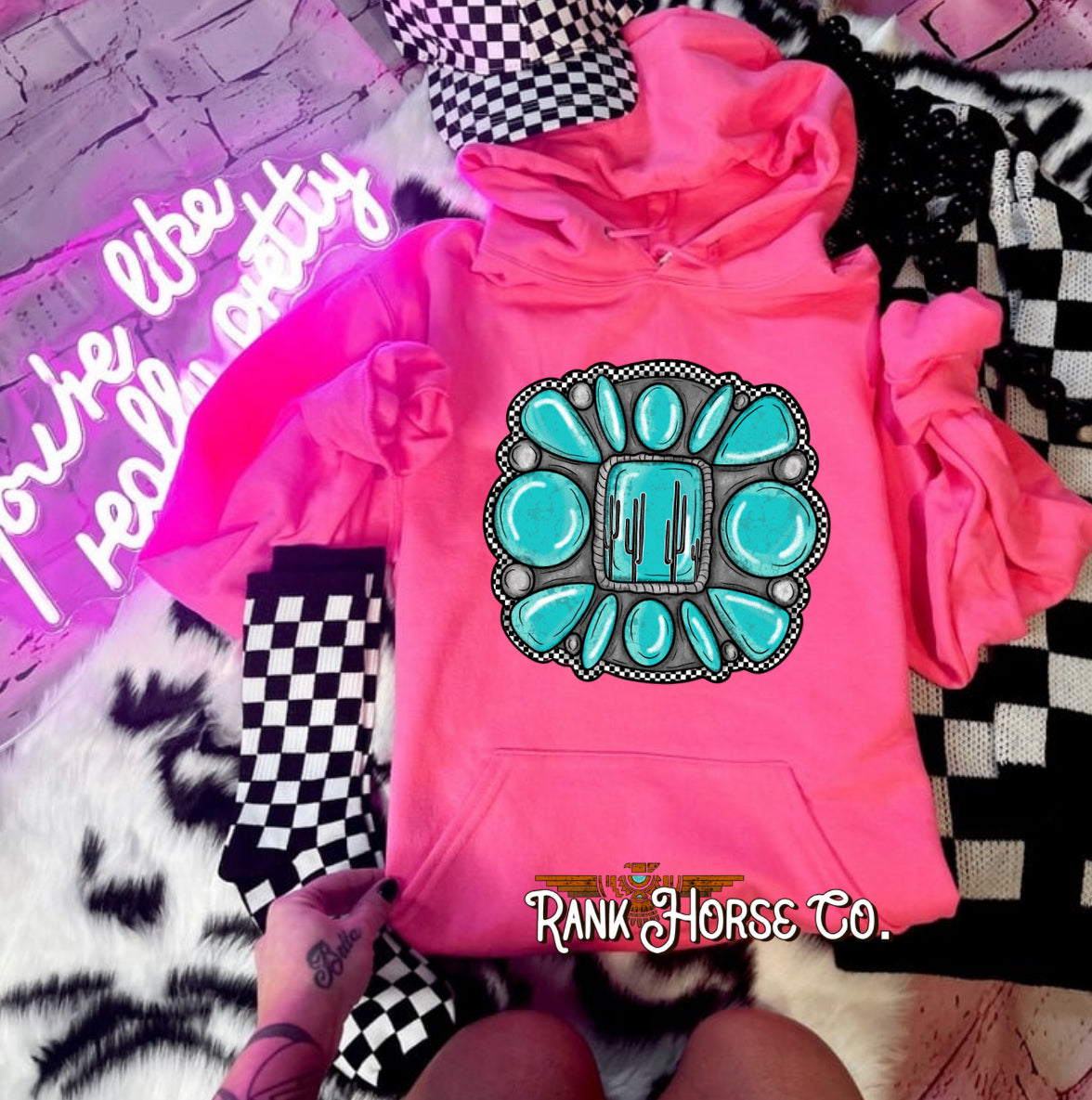 Turquoise Stone Hoodie