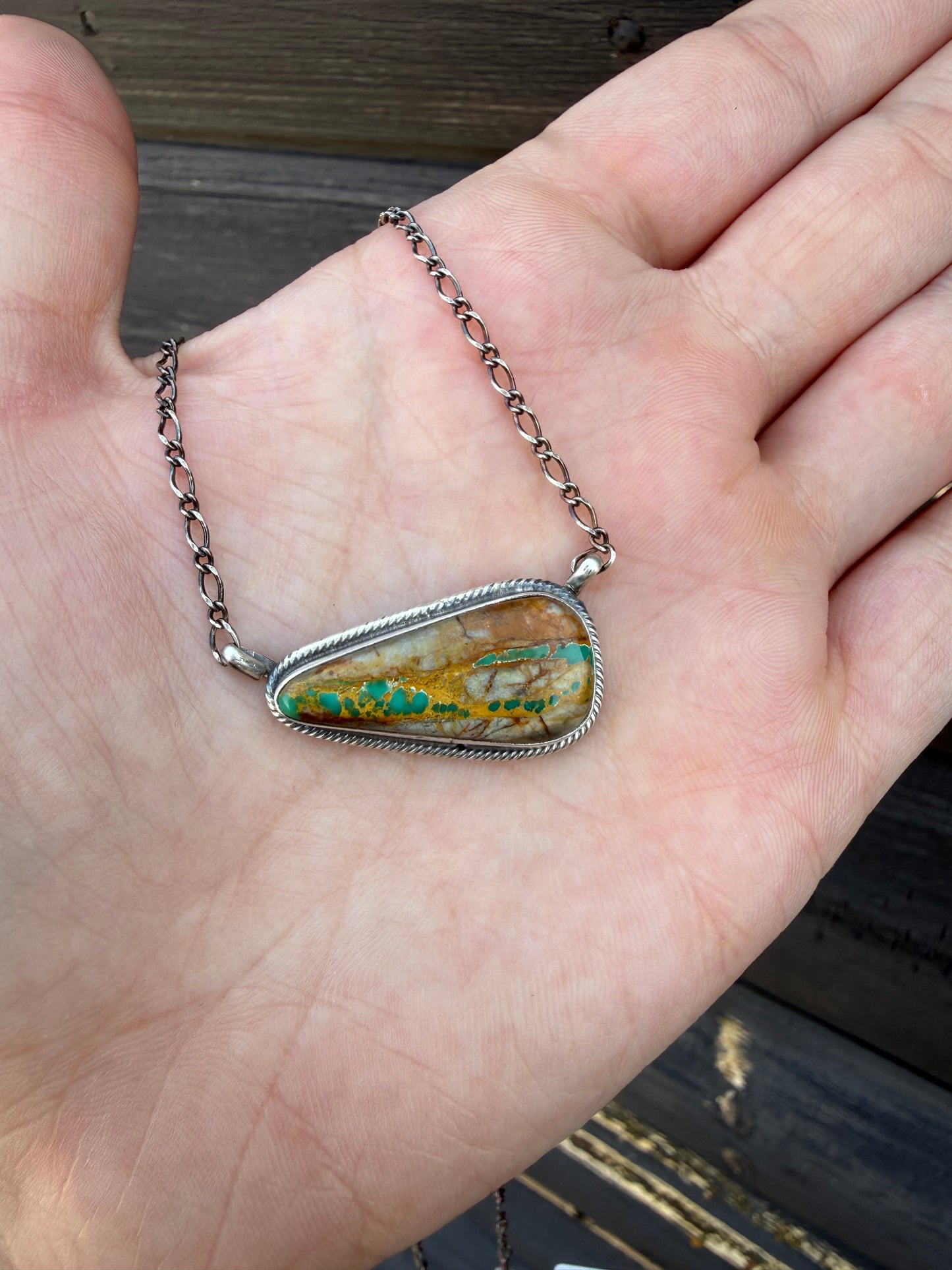 Arthur Brugge 18” Boulder Turquoise Necklace